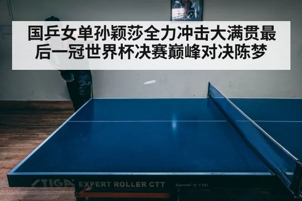 国乒女单孙颖莎全力冲击大满贯最后一冠世界杯决赛巅峰对决陈梦